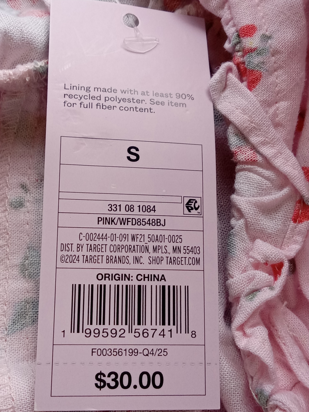 Wild Fable Ruffle Triangle Cup Mini Babydoll Dress - Picture 5 of 6